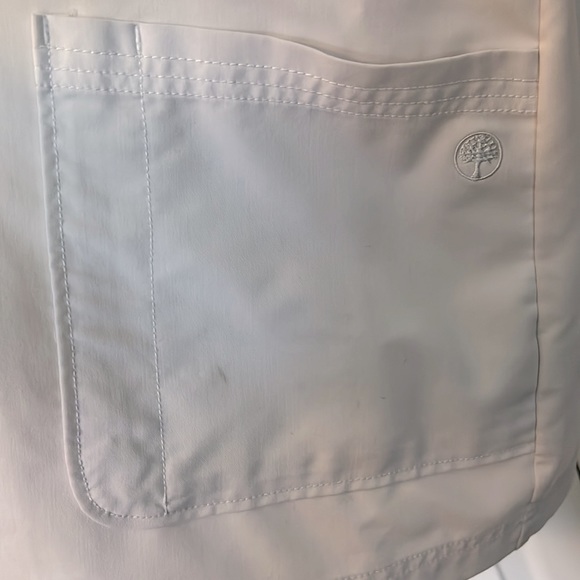 White Scrub Jacket M - Picture 4 of 6